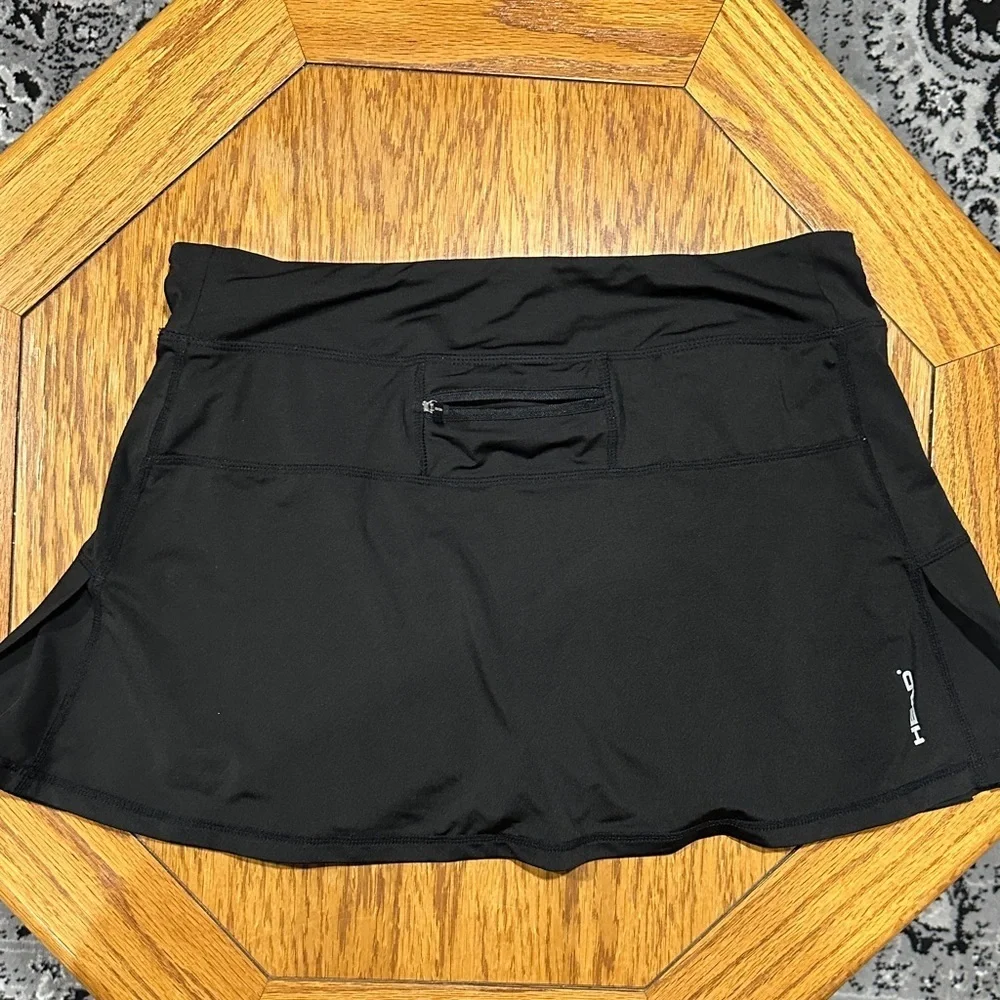 *HEAD* Black Athletic Pleated Tennis Skort Size Medium